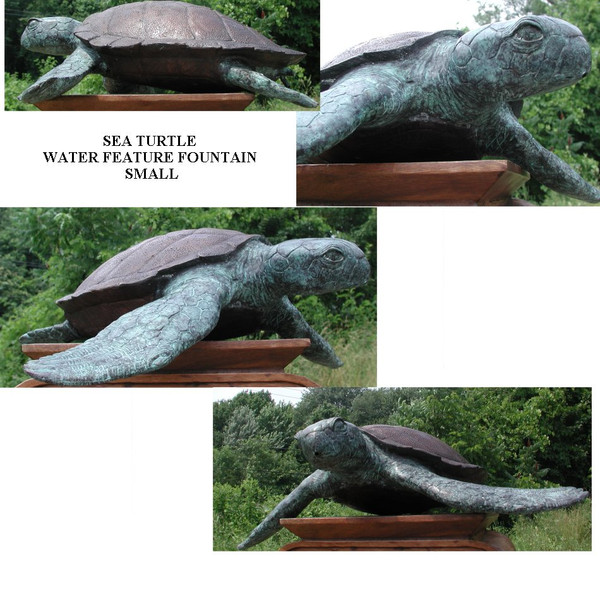 Sea Turtle Water Feature Small